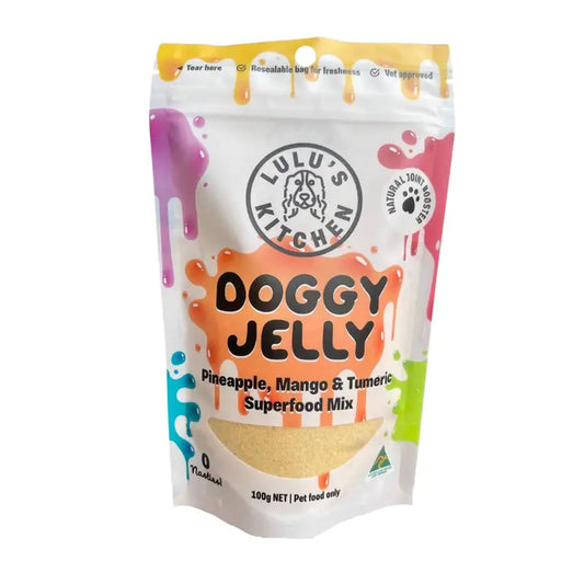 Lulu's Kitchen Doggy Jelly Superfood Mango, ananas & kurkuma