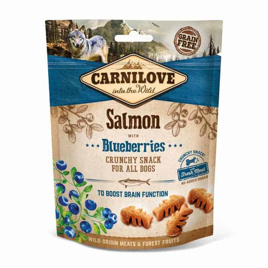 Carnilove Crunchy Snack - Salmon &amp; Blueberries (200gr)