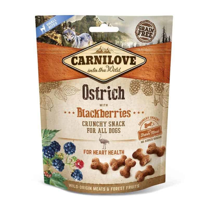 Carnilove Crunchy Snack - Struisvogel & Zwarte bes (200gr)