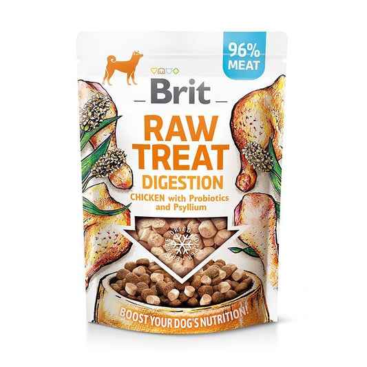 Friandise et garniture lyophilisées Brit Raw – Digestion (40 g)