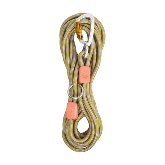 Woolly Wolf Long Rope Leash in Pistachio (6 meters)