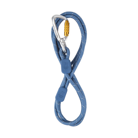 Woolly Wolf Rope Leash Pigeon Blue (8 of 10mm)