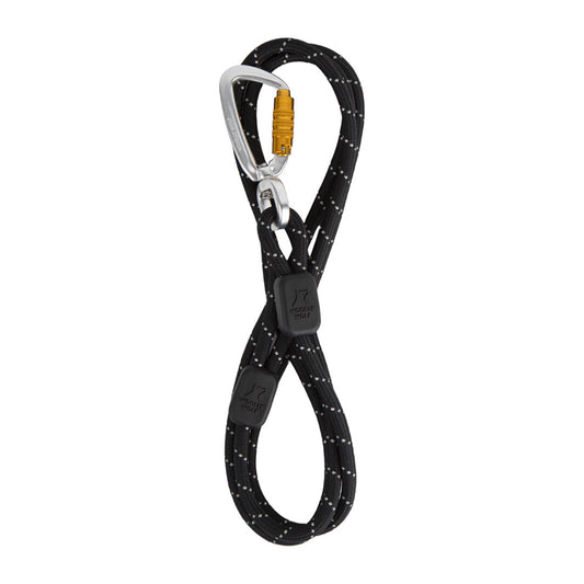 Woolly Wolf Rope Leash Black (8mm)