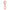 Laisse en corde Woolly Wolf rose saumon (8 ou 10 mm)