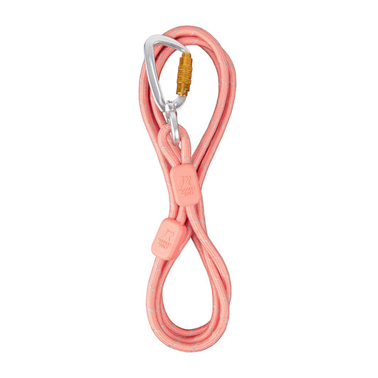 Woolly Wolf Rope Leash Salmon Pink (8 or 10mm)