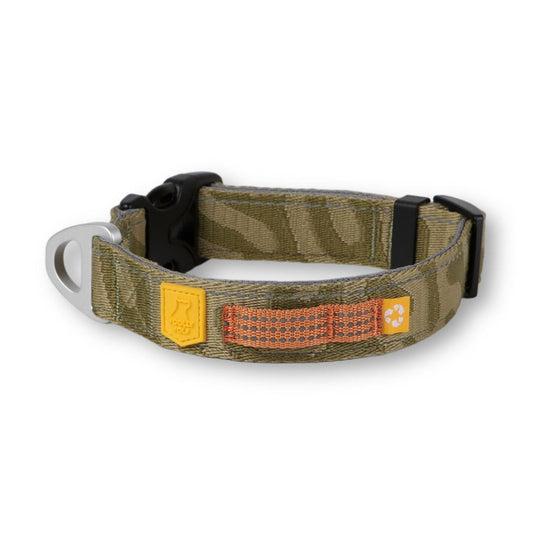 Woolly Wolf Roam Ripple Collar Green