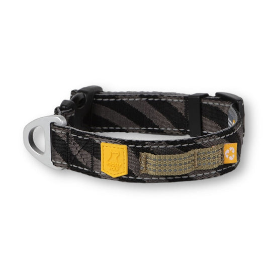 Woolly Wolf Roam Ripple Collar Black