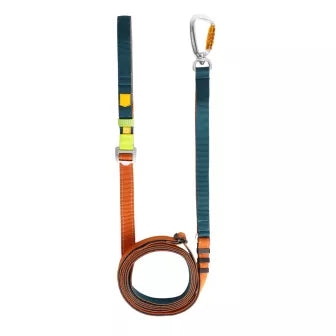 Woolly Wolf Leash Colour Block multi use Terracotta mix (verstelbare lijn max 3 meter)