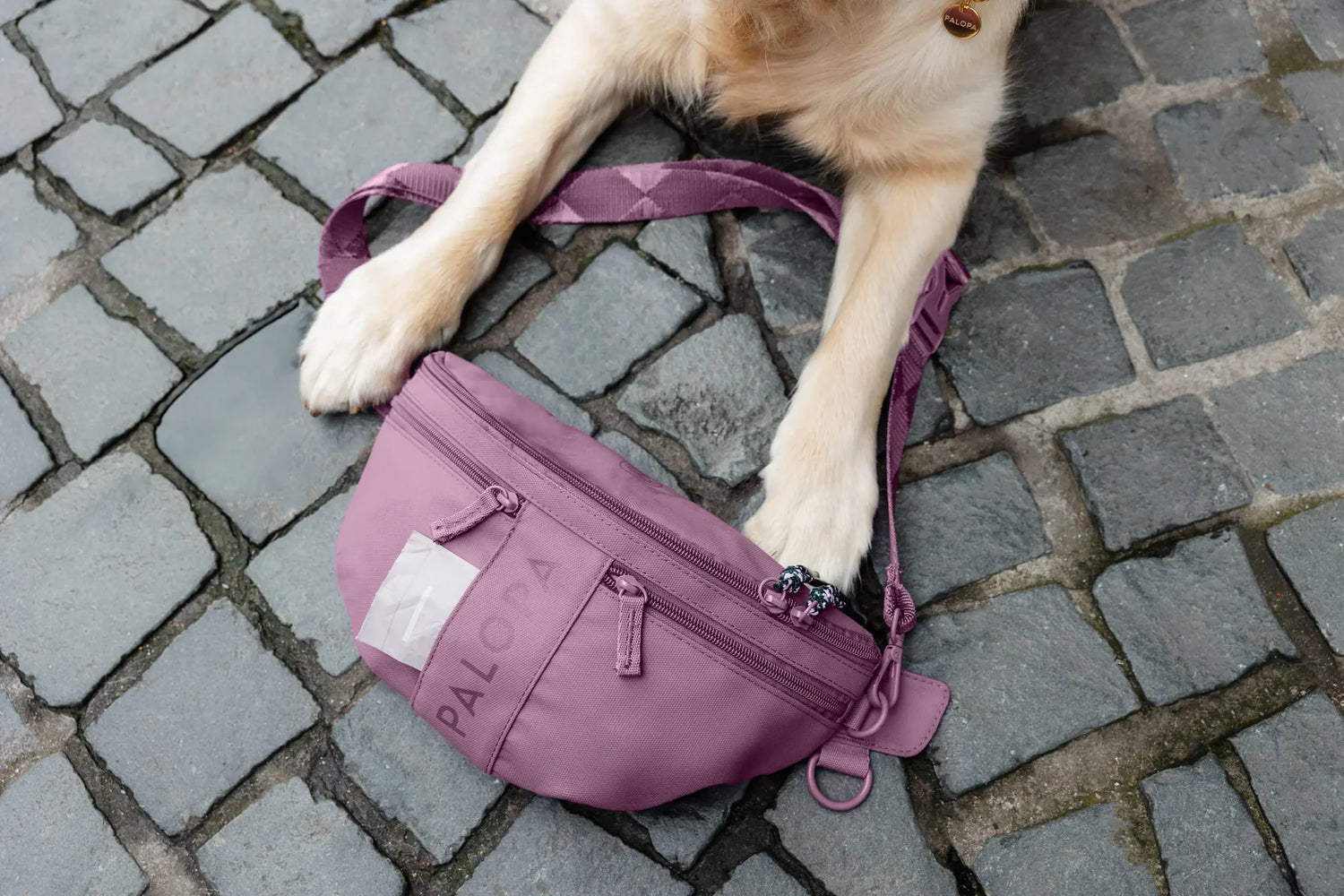 Palopa Dog Bum Bag Emma - Berry - PRE-ORDER