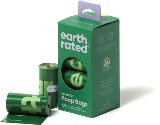 Earth Rated poop bags lavender scent 8x15