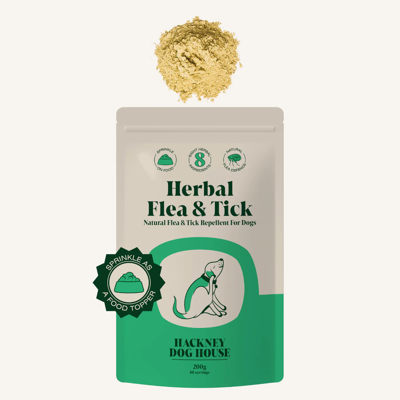 Hackney Dog House Natural Flea & Tick topper