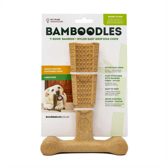 Bamboodles chew toy T-bone large