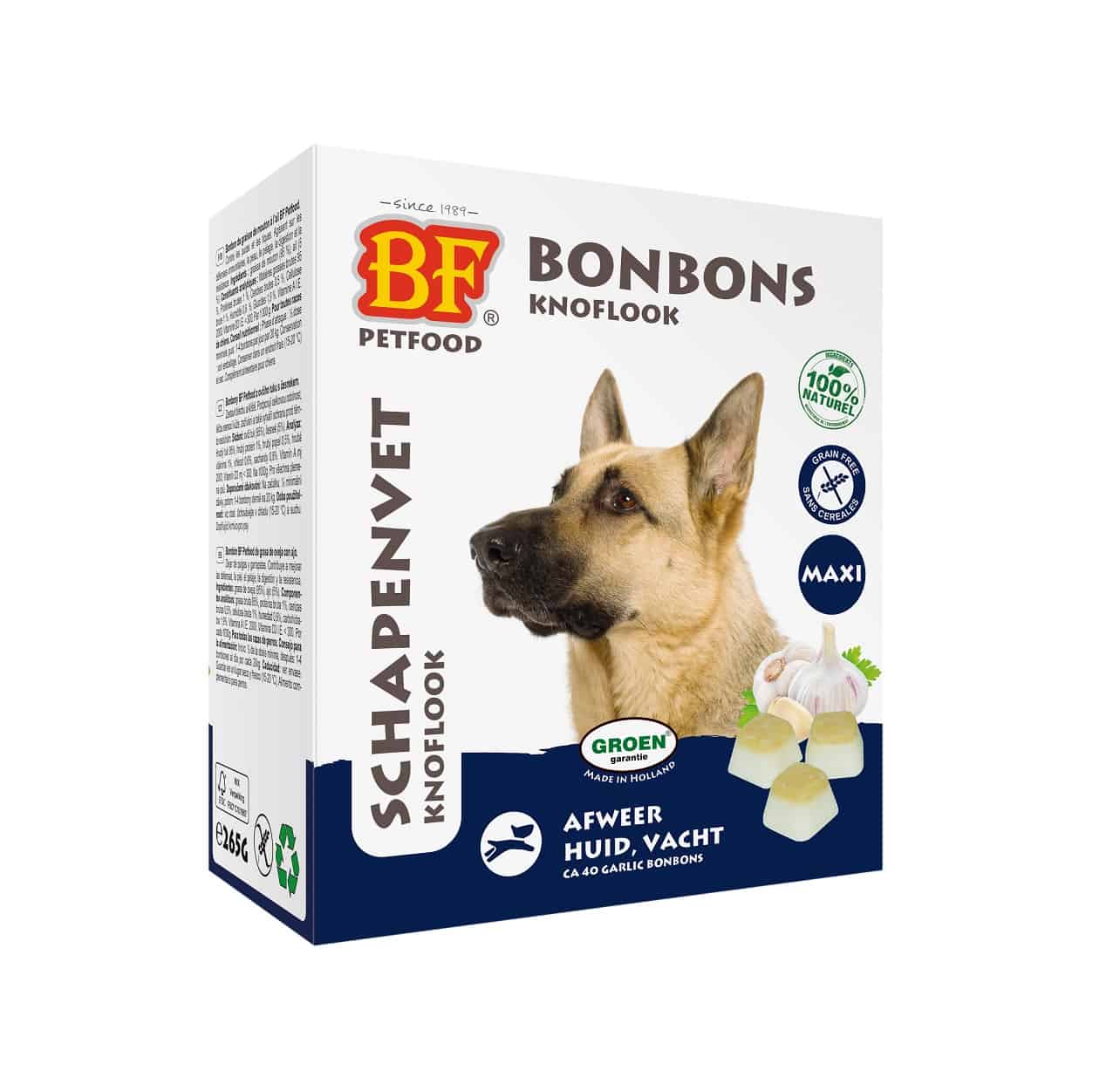 BF Petfood schapenvet bonbons vlo en teek maxi