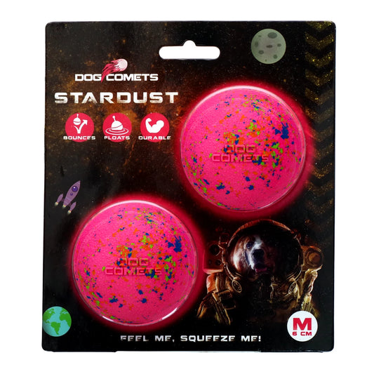 Dog Comets Stardust Pink Medium (2-pack)