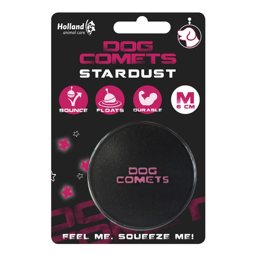 Chien Comets Stardust Noir/Rose Medium