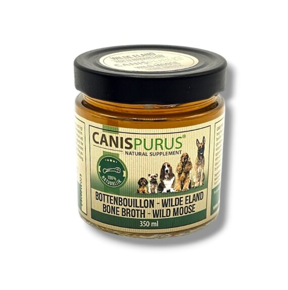 Canis Purus Kant & klaar Bottenbouillon Wilde Eland (350ml)