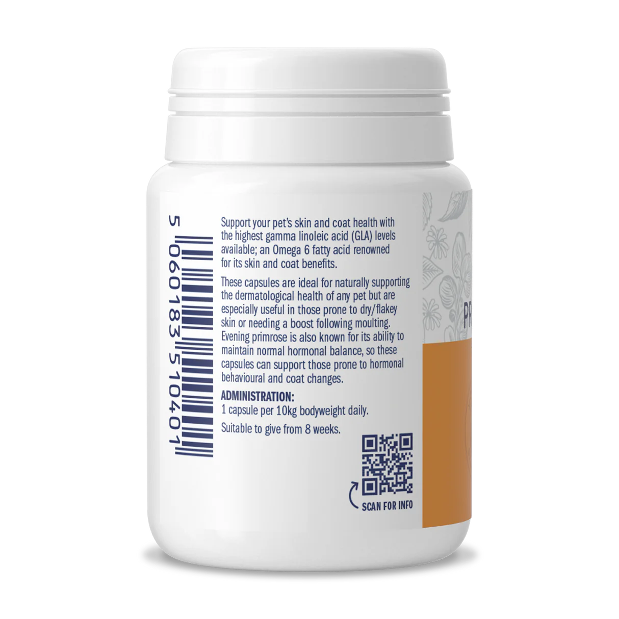 Dorwest Evening primrose/Theunisbloemolie - Glanzende vacht & hormonale balans - 100 stuks