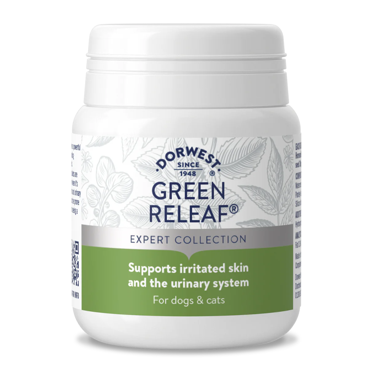Dorwest Green Relief - ondersteuning voor de huid, bij allergien, urinewegen & nieren - 100 tabletten