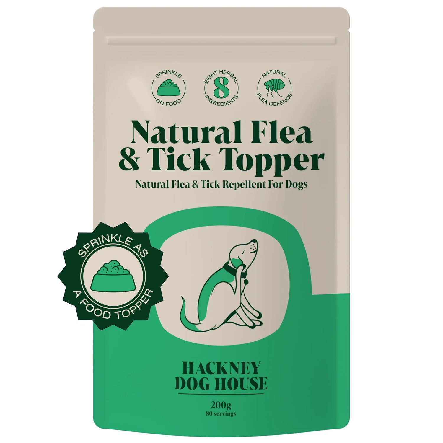 Hackney Dog House Natural Flea & Tick topper