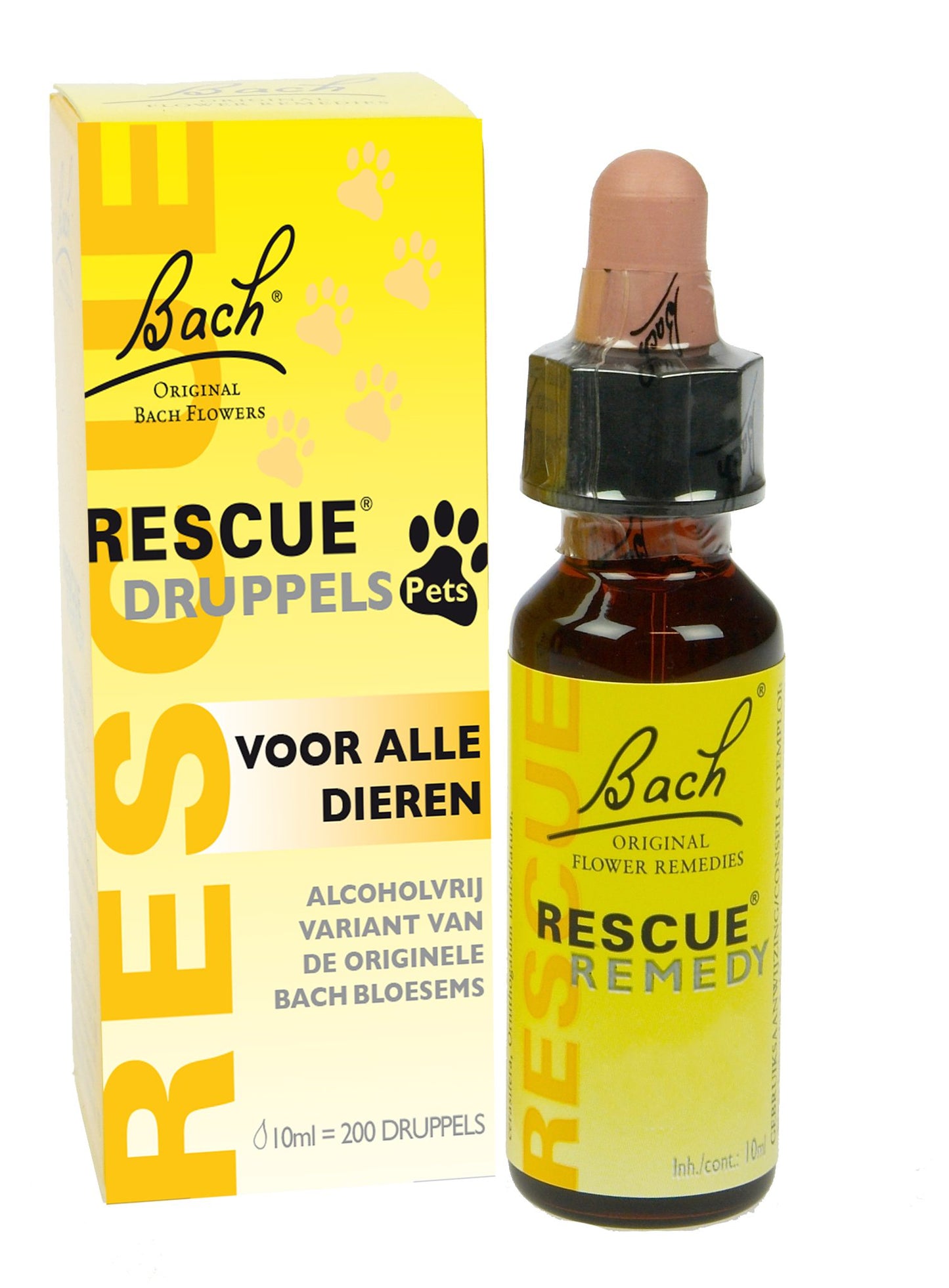 Gouttes pour animaux de compagnie Bach Rescue (10 ml)