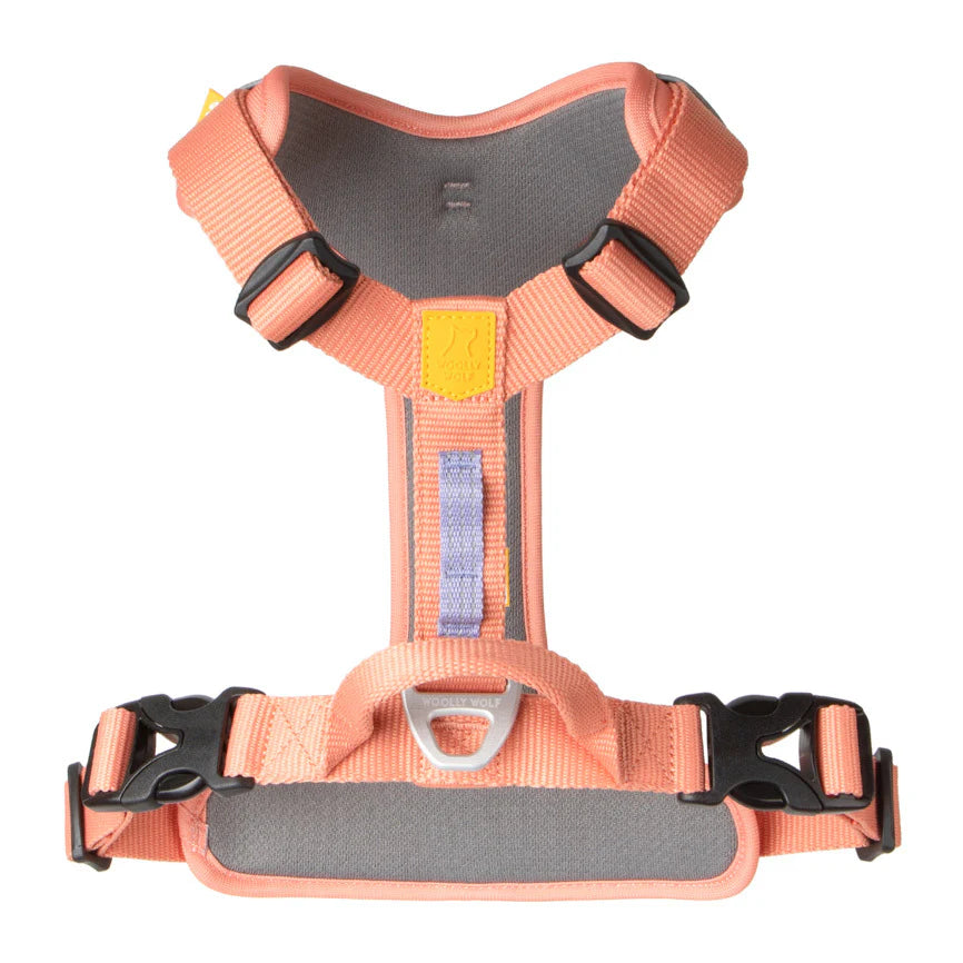 Woolly Wolf Roam Ripple Harness Salmon Pink