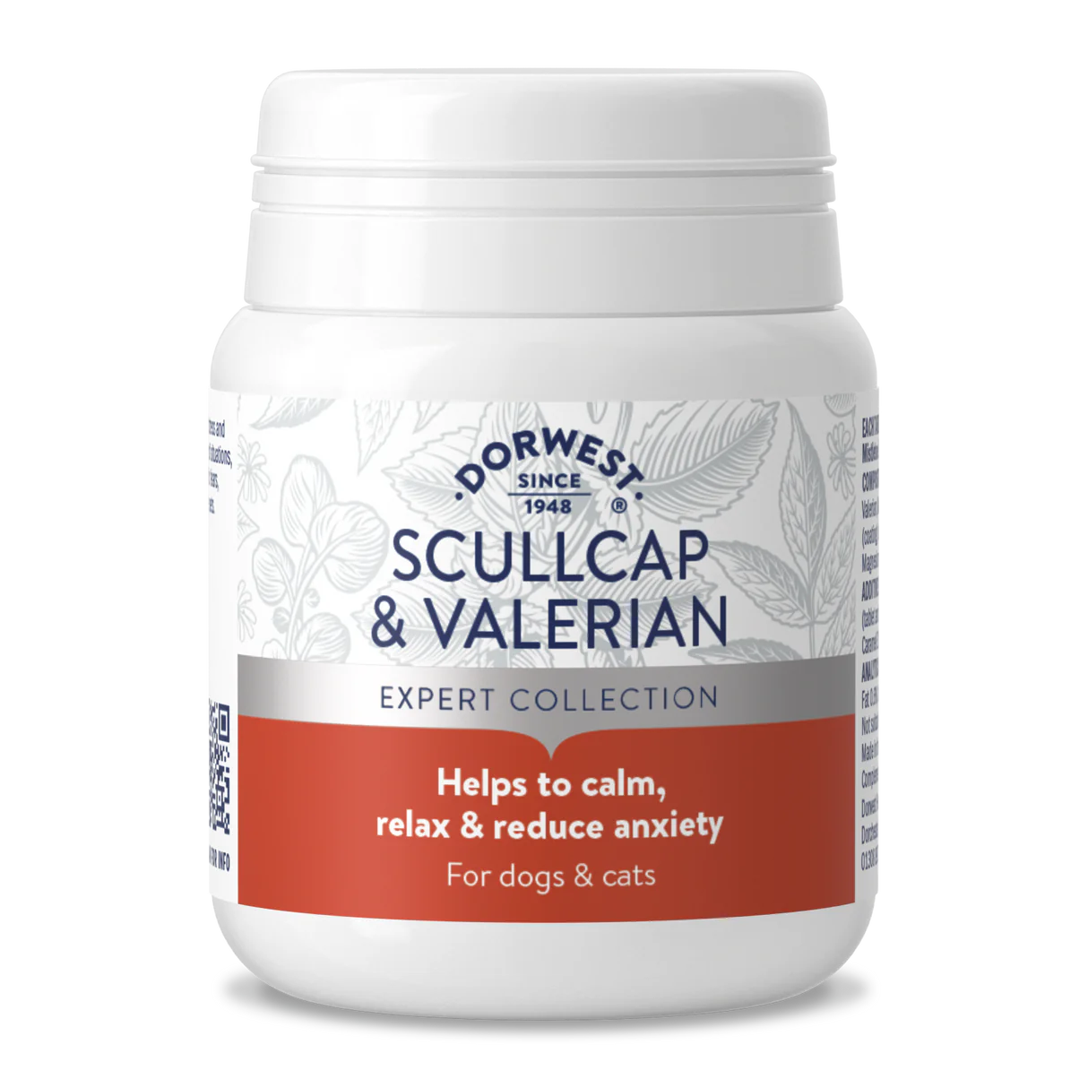 Dorwest Scullcap & Valerian - ter ondersteuning bij ontspanning en kalmering - 100 capsules