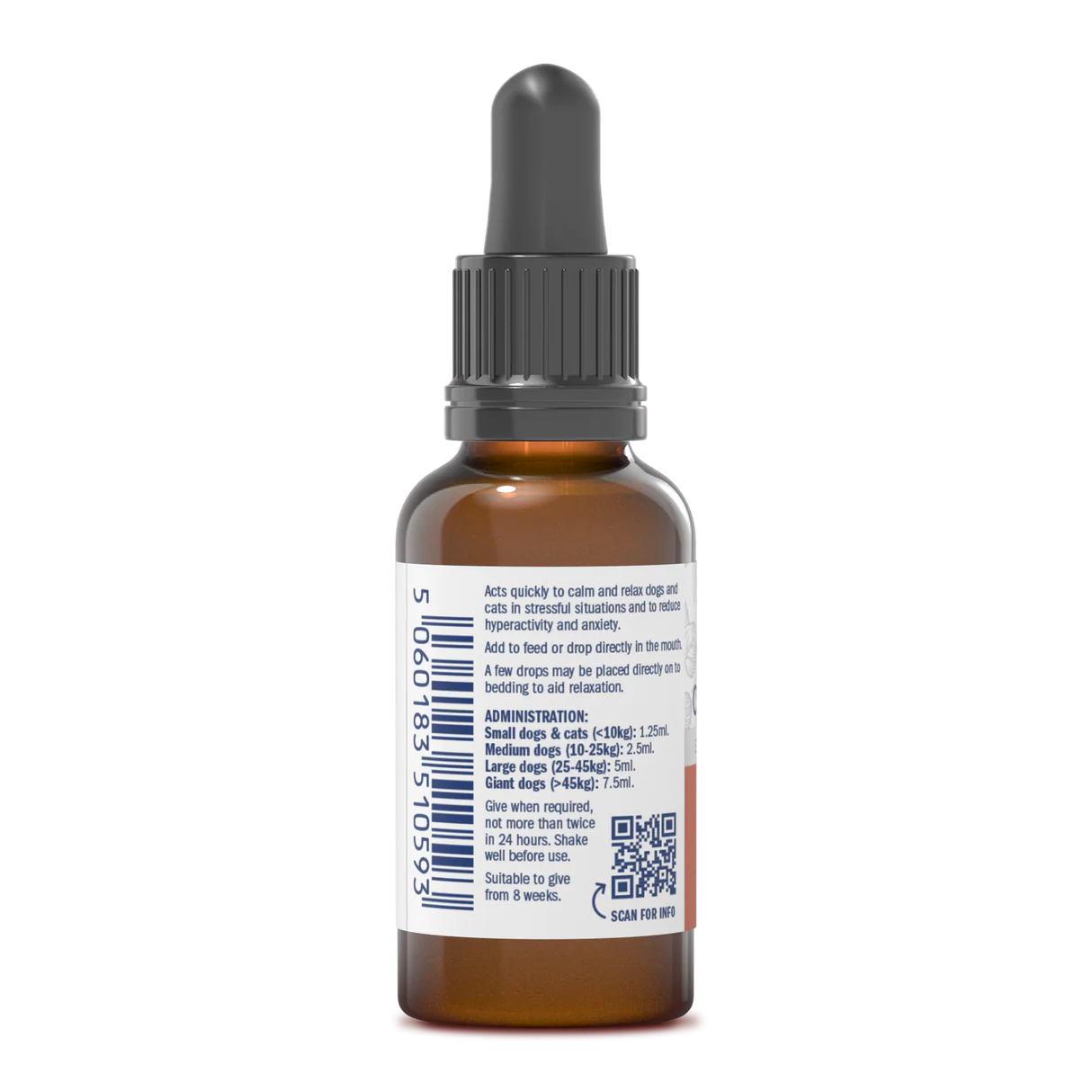 Dorwest Valerian Compound - snelle ondersteuning tijdens spannende momenten - 30ml