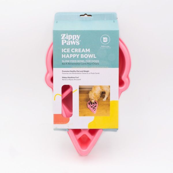 Zippypaws HappyBowl ice cream - slowfeeder