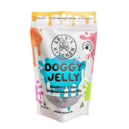 Lulu's Kitchen Doggy Jelly Blueberry & blue spirulina