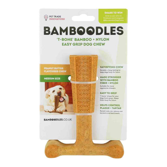 Bamboodles chew toy T-bone large