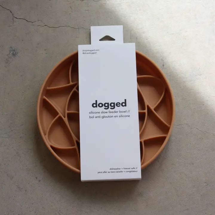 Dogged Nutmeg slow feeder bowl Circulo