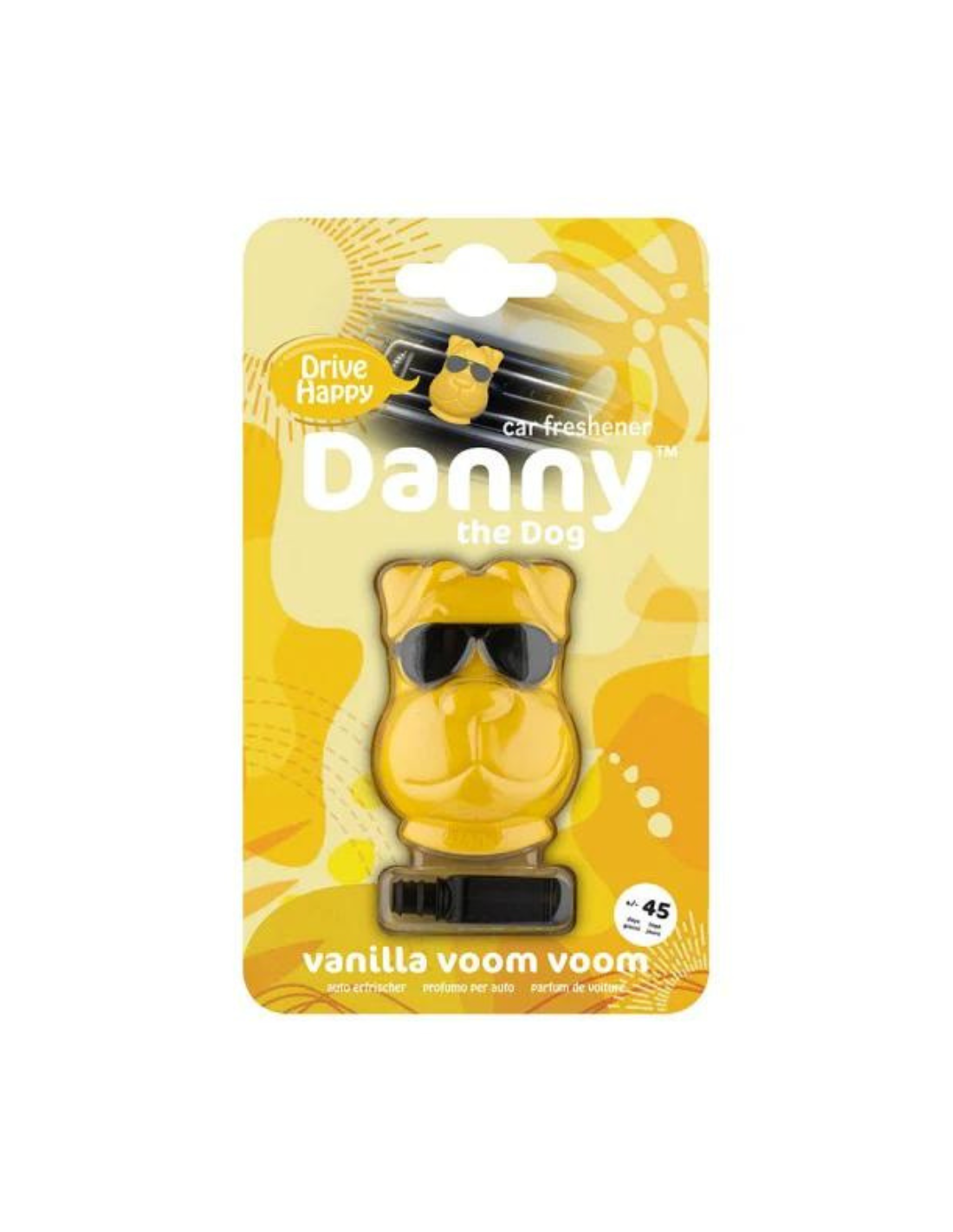 Danny The Dog Vanilla Voom Voom Car Air Freshener