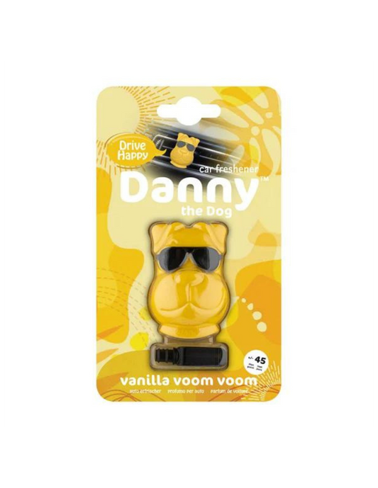 Danny The Dog Vanilla Voom Voom Car Air Freshener