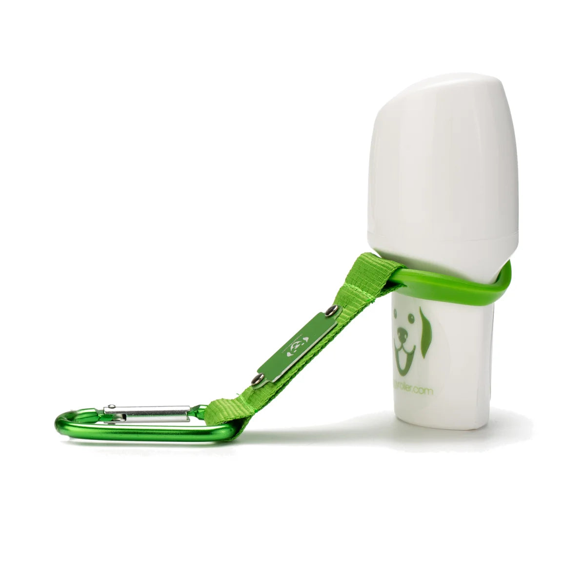 Doggy roller with carabiner green