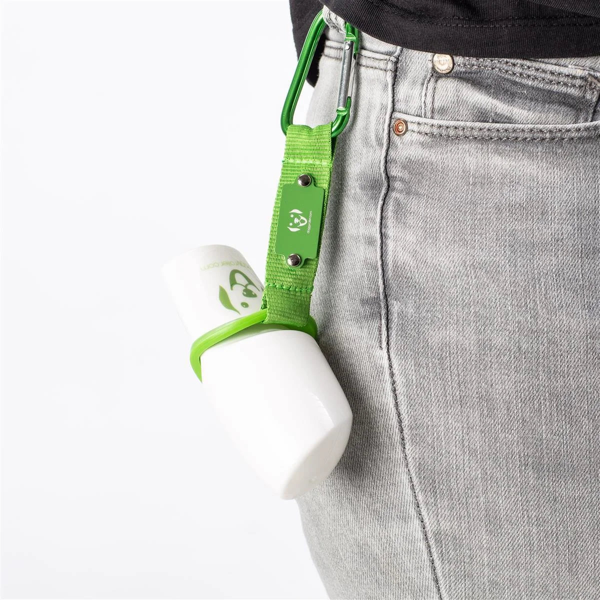 Doggy roller with carabiner green