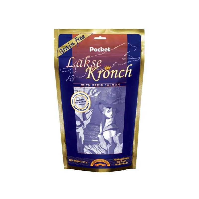 Henne Lakse Kronch 76% Zalmsnacks Pockets (175 gram)