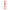 Woolly Wolf Rope Leash Salmon Pink (8 of 10mm)