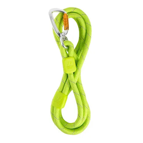 Woolly Wolf Rope Leash Lime (8mm of 10mm)