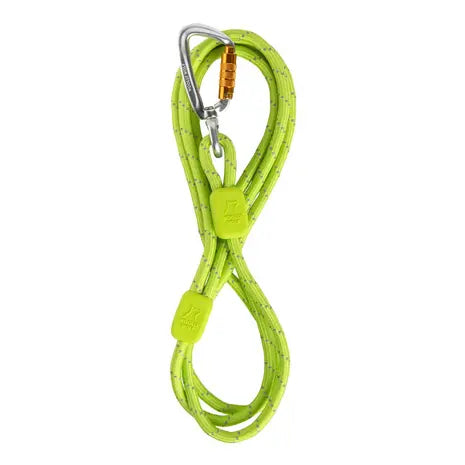 Laisse en corde Woolly Wolf Lime (8 mm ou 10 mm)